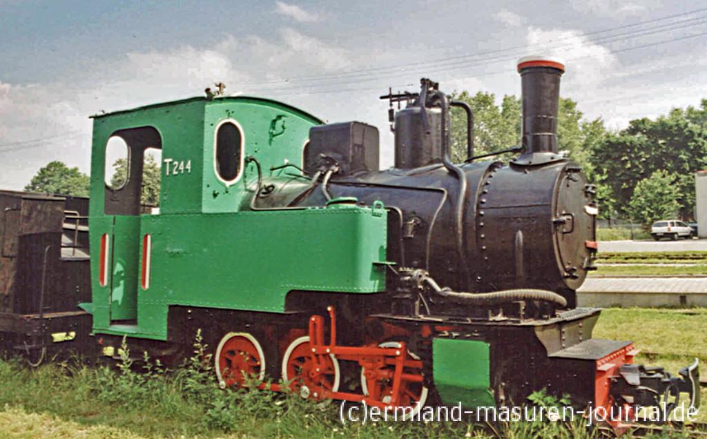 Lokomotive der Kelinbahn in Elk/Lyck, Foto: Bj.Jäger-Dabek