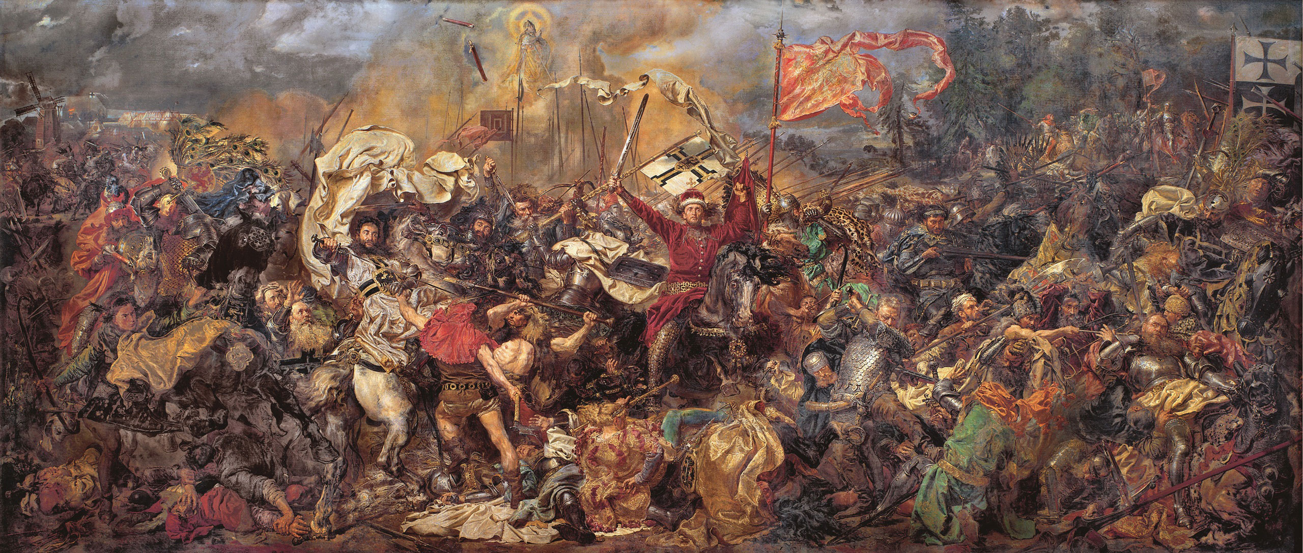 Schlacht von Tannenberg, Gemälde, Jan Matejko(1838-1893), CC-PD