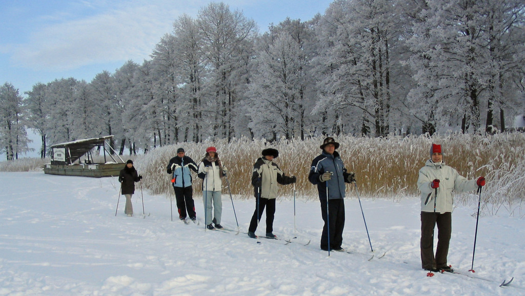 Langlauf  beim Gasthaus Gospoda Pod Czarnym Łabędziem, Foto: Gospoda
