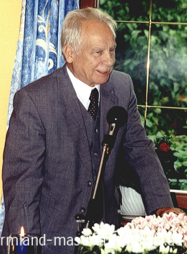 Tadeusz Willan bei einem Seminar der Masurischen Gesellschaft, Foto: Brigitte Jäger-Dabek