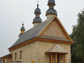 Ukrainische griechisch-katholische Kirche Godkoweo, Foto: Parafia greckokatolicka p.w. Opieki Matki Bożej w Godkowie