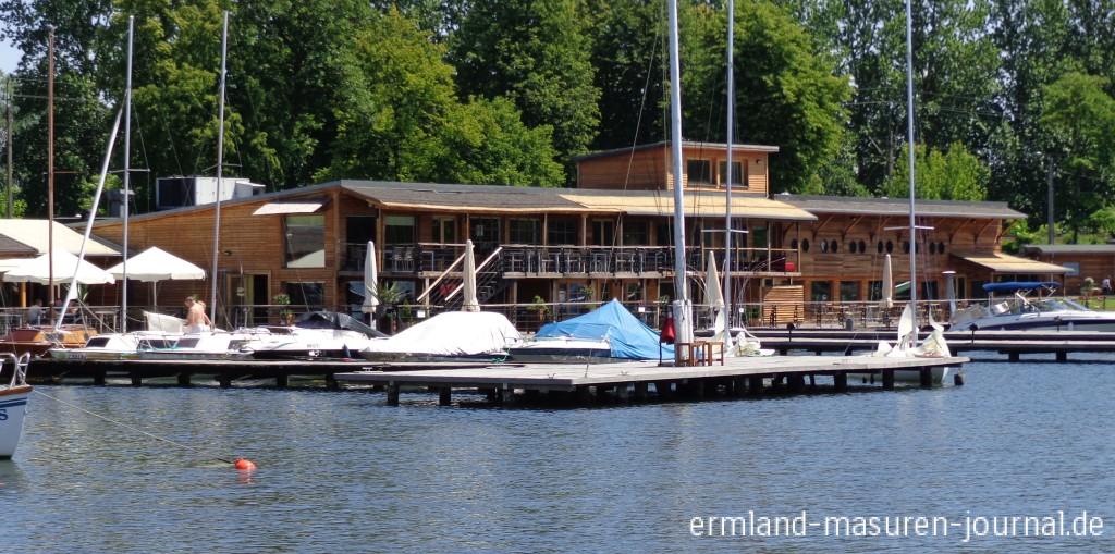 Ausflugsrestaurant Przystan am Okullsee, Olsztyn im alten Bootshaus, Foto: B. Jäger-Dabek
