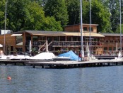 Ausflugsrestaurant Przystan am Okullsee, Olsztyn im alten Bootshaus, Foto: B. Jäger-Dabek
