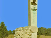Tschernjachowski-Denkmal in Pieniężno (Ende der 70-er Jahre), Foto: B. Jäger-Dabek